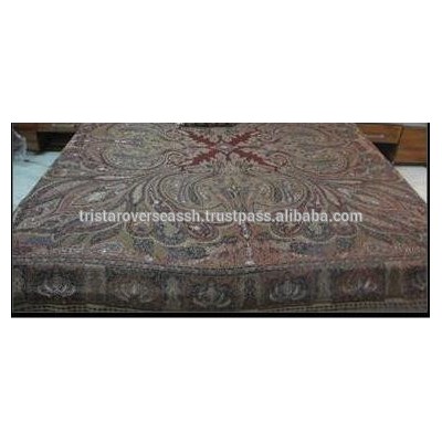 indian Wool jacquard bedspreads