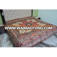 Decorative viscose bedcovers double bed / king size designer bedcovers