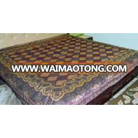 Designer viscose bedspread