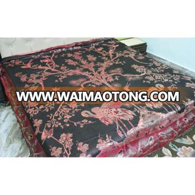 decorative silk throw made in india